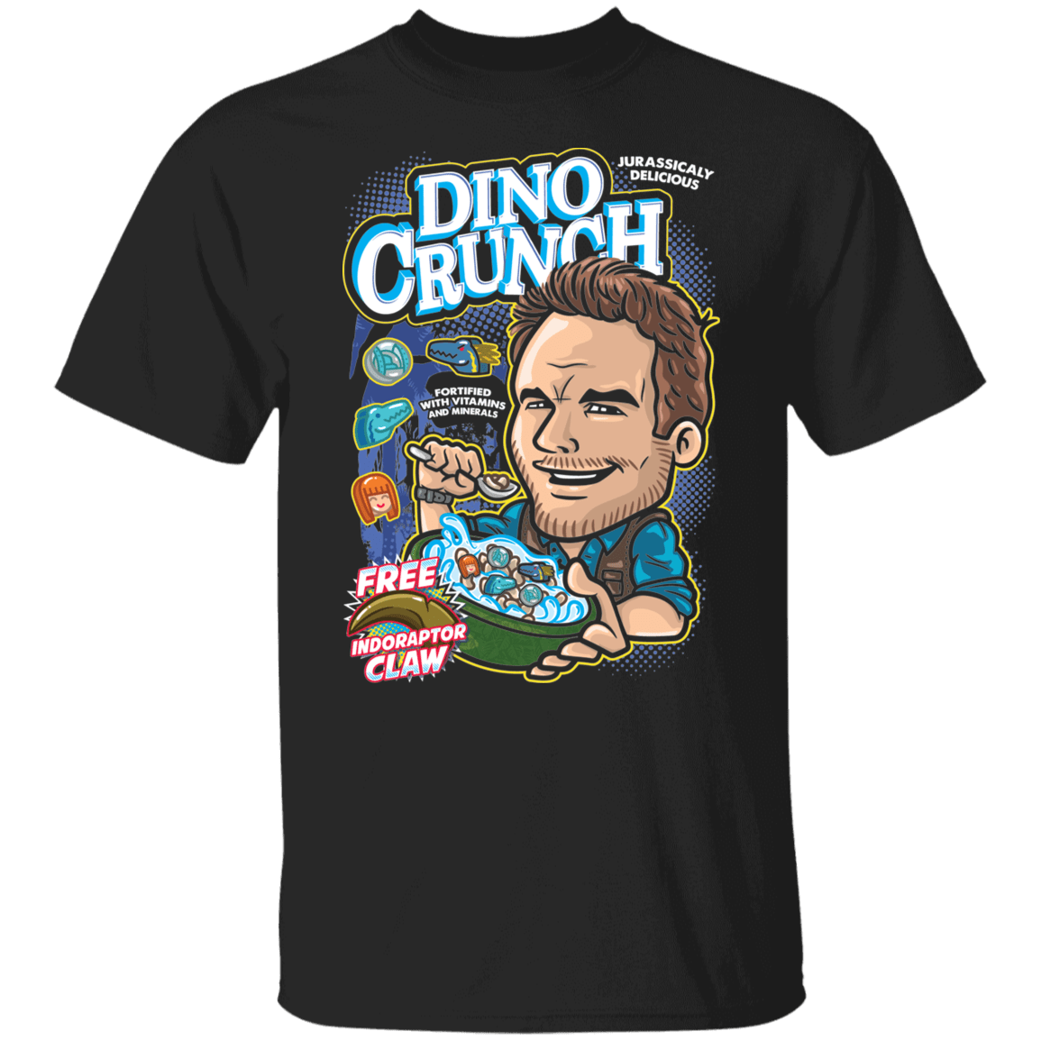 T-Shirts Black / S Dino Crunch T-Shirt