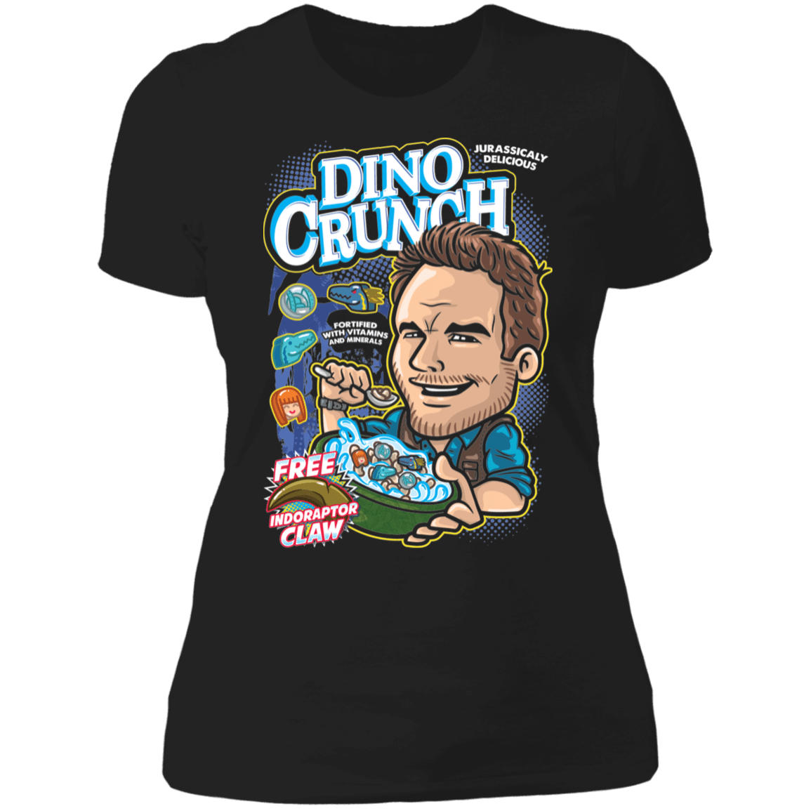 T-Shirts Black / X-Small Dino Crunch Women's Premium T-Shirt
