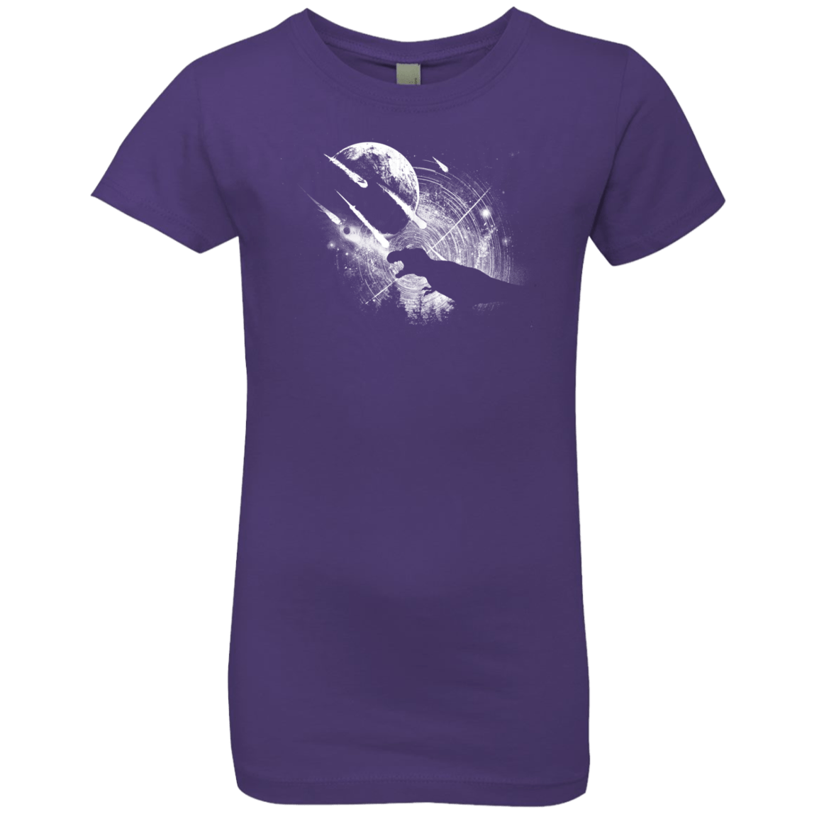 T-Shirts Purple Rush / YXS Dino death Girls Premium T-Shirt