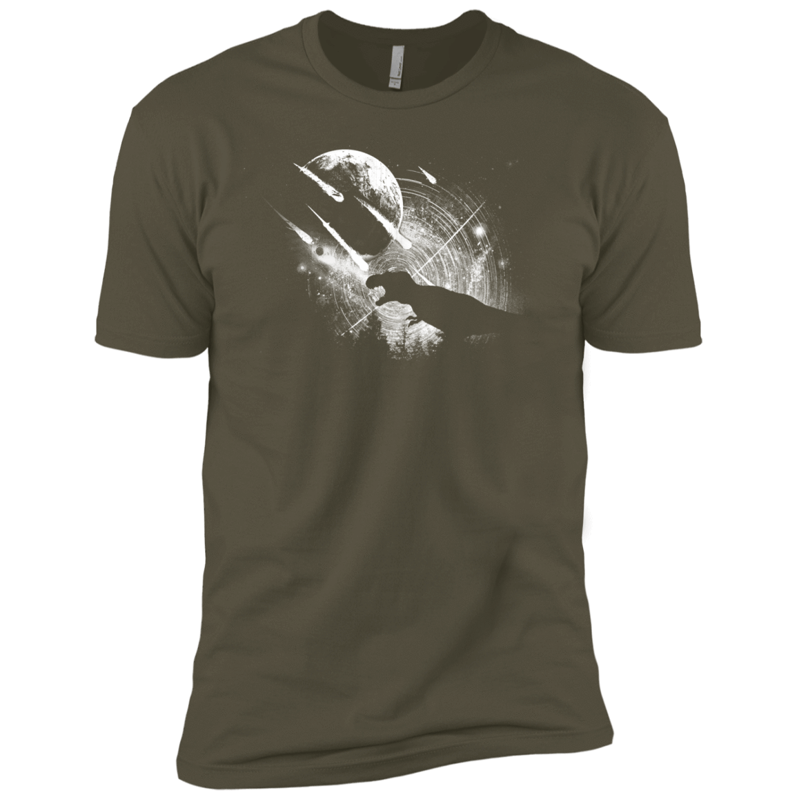 T-Shirts Military Green / X-Small Dino death Men's Premium T-Shirt