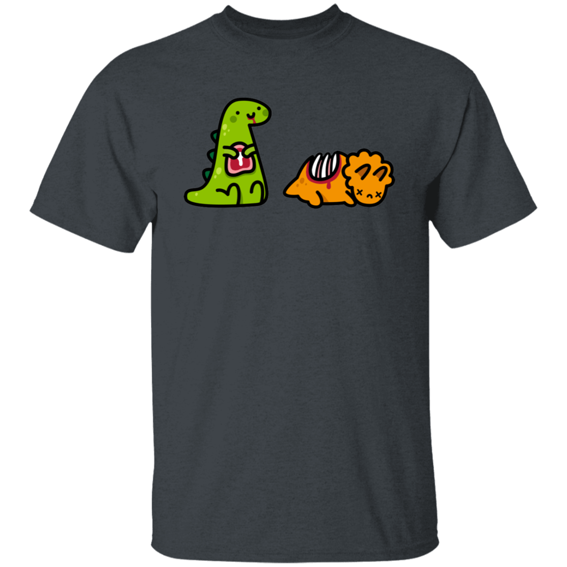 T-Shirts Dark Heather / S Dino Steak T-Shirt