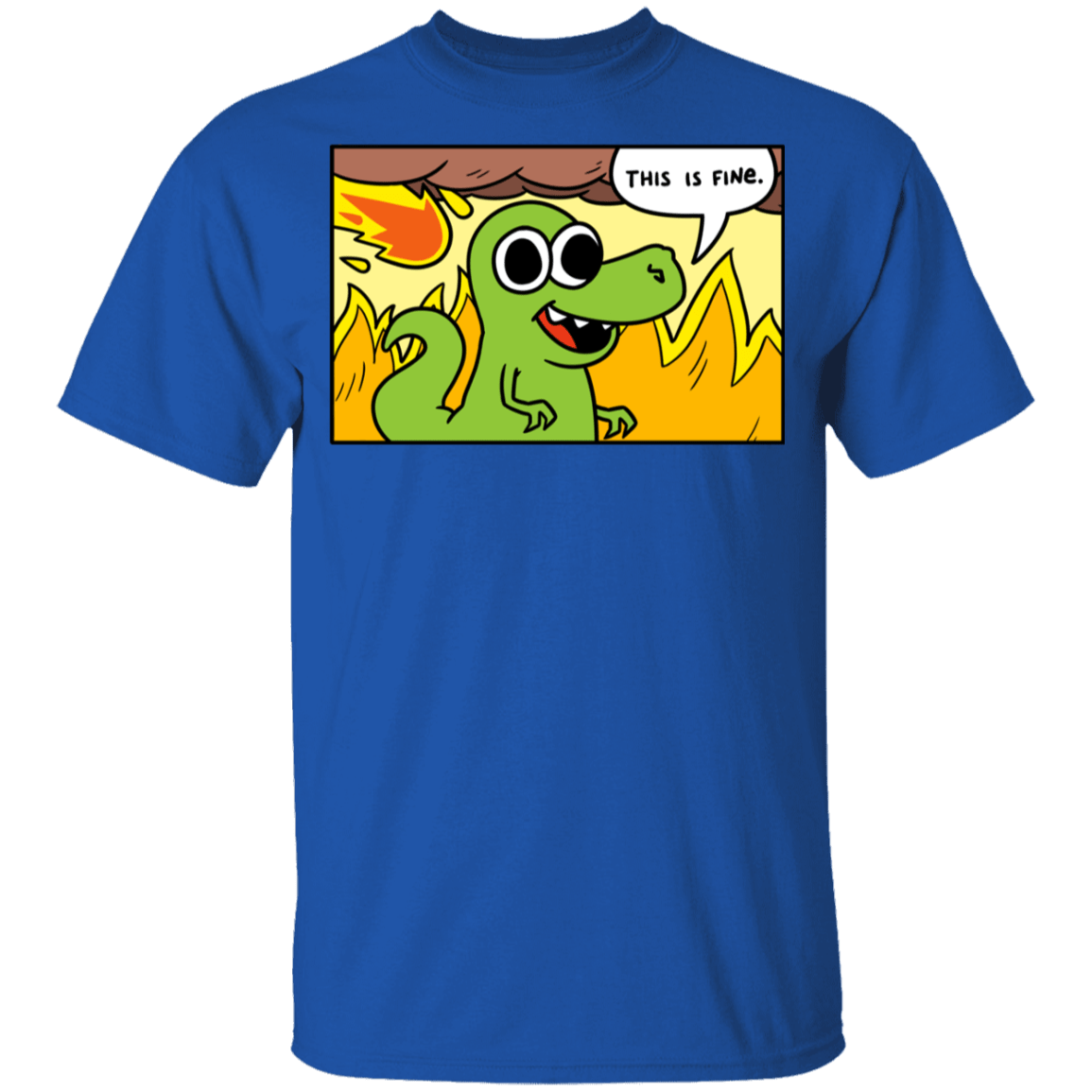 T-Shirts Royal / YXS Dinoptimistic Youth T-Shirt