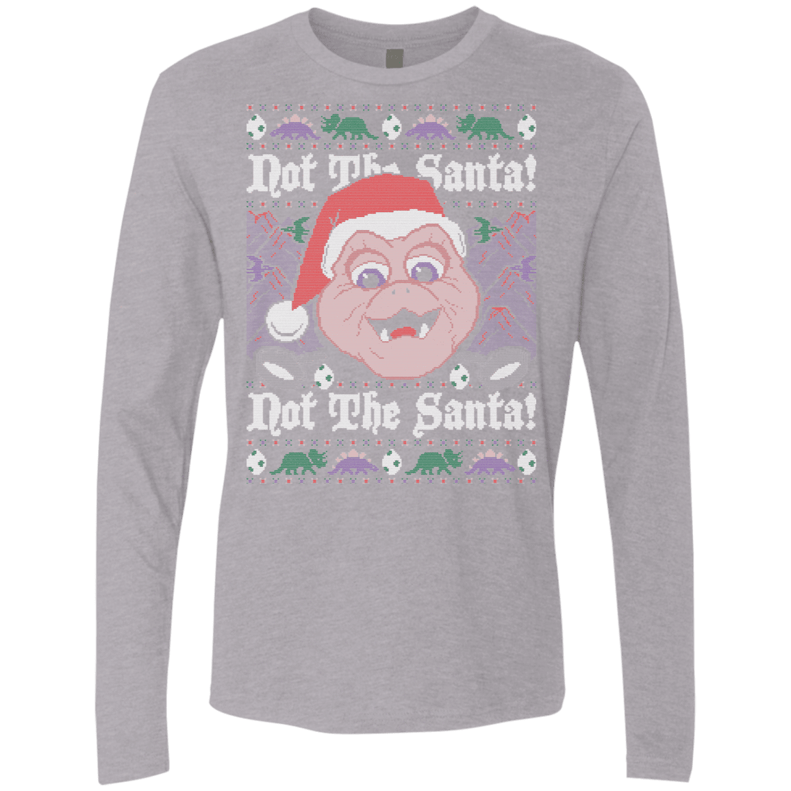 T-Shirts Heather Grey / Small Dinosaurs Men's Premium Long Sleeve