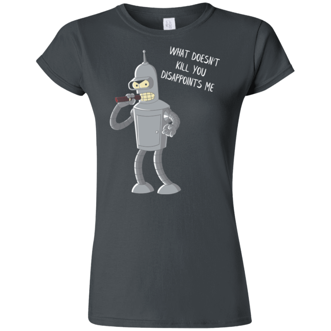 T-Shirts Charcoal / S Disappointed Junior Slimmer-Fit T-Shirt