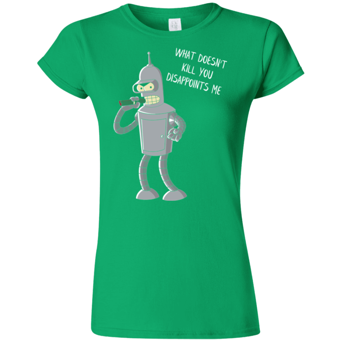 T-Shirts Irish Green / S Disappointed Junior Slimmer-Fit T-Shirt