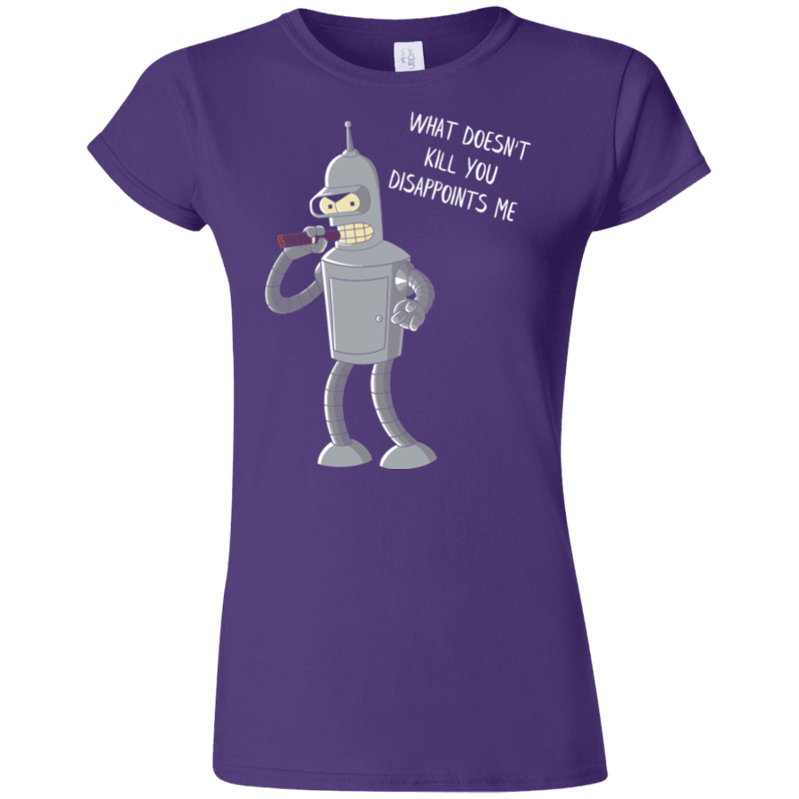 T-Shirts Purple / S Disappointed Junior Slimmer-Fit T-Shirt