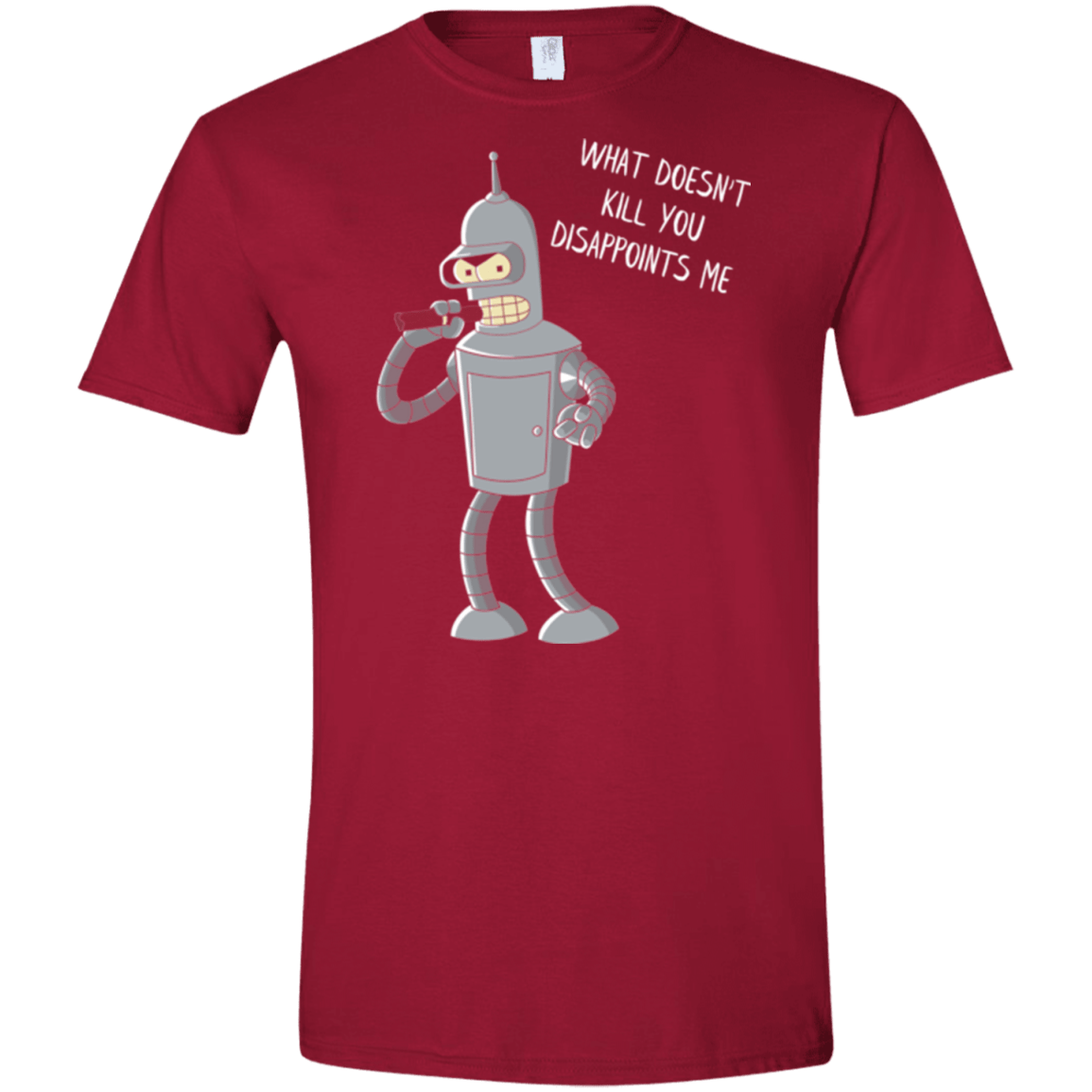 T-Shirts Cardinal Red / S Disappointed Men's Semi-Fitted Softstyle