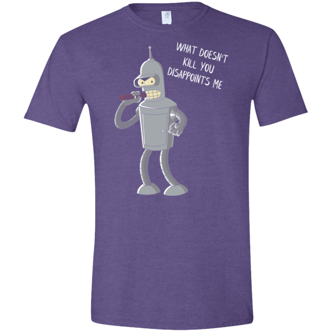 T-Shirts Heather Purple / S Disappointed Men's Semi-Fitted Softstyle