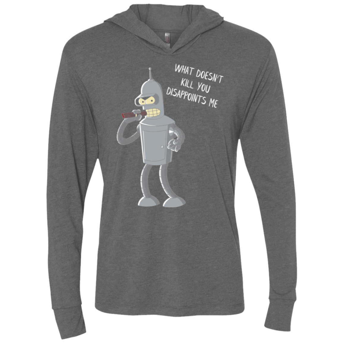 T-Shirts Premium Heather / X-Small Disappointed Triblend Long Sleeve Hoodie Tee