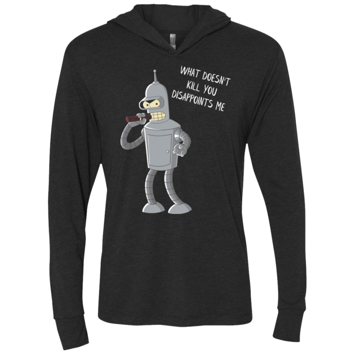 T-Shirts Vintage Black / X-Small Disappointed Triblend Long Sleeve Hoodie Tee