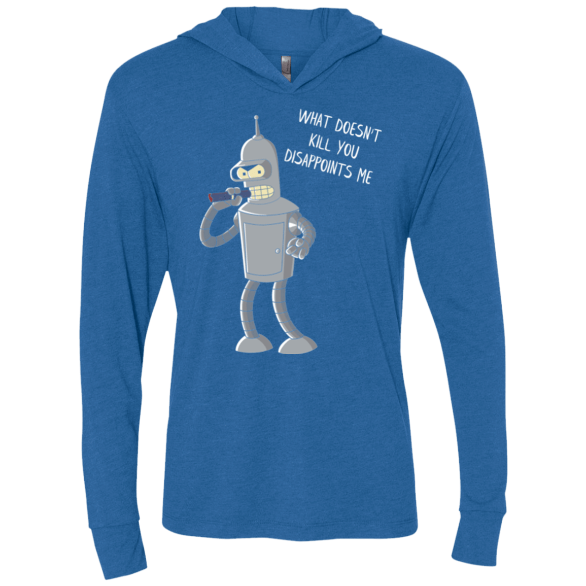 T-Shirts Vintage Royal / X-Small Disappointed Triblend Long Sleeve Hoodie Tee