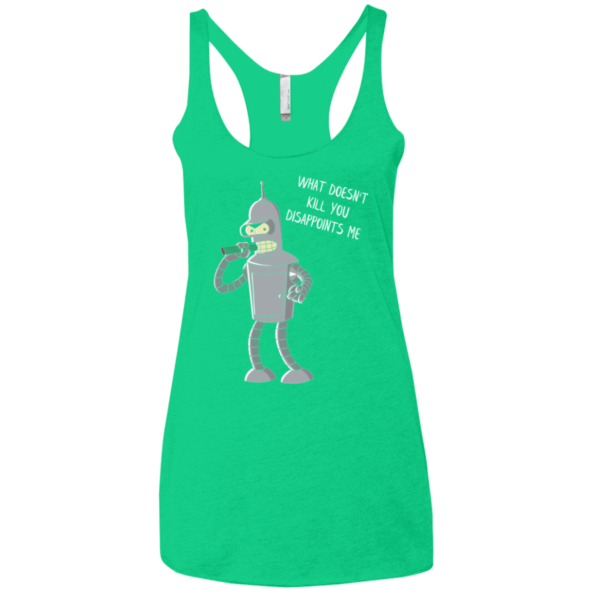 T-Shirts Envy / X-Small Disappointed Women's Triblend Racerback Tank