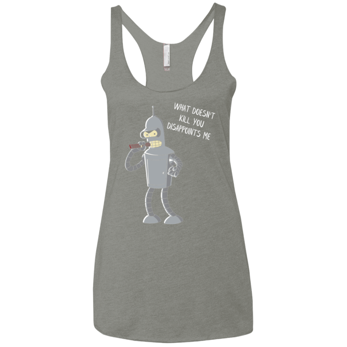 T-Shirts Venetian Grey / X-Small Disappointed Women's Triblend Racerback Tank