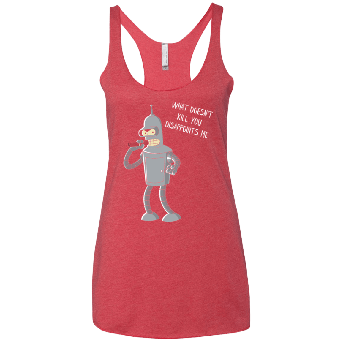 T-Shirts Vintage Red / X-Small Disappointed Women's Triblend Racerback Tank