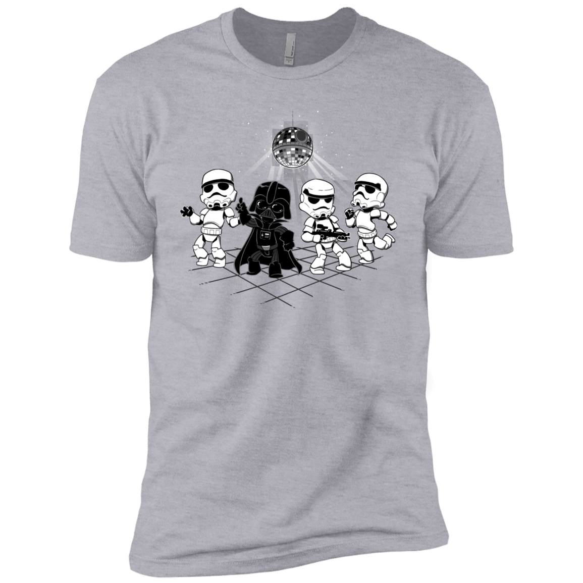 T-Shirts Heather Grey / YXS Disco Dark Side Boys Premium T-Shirt