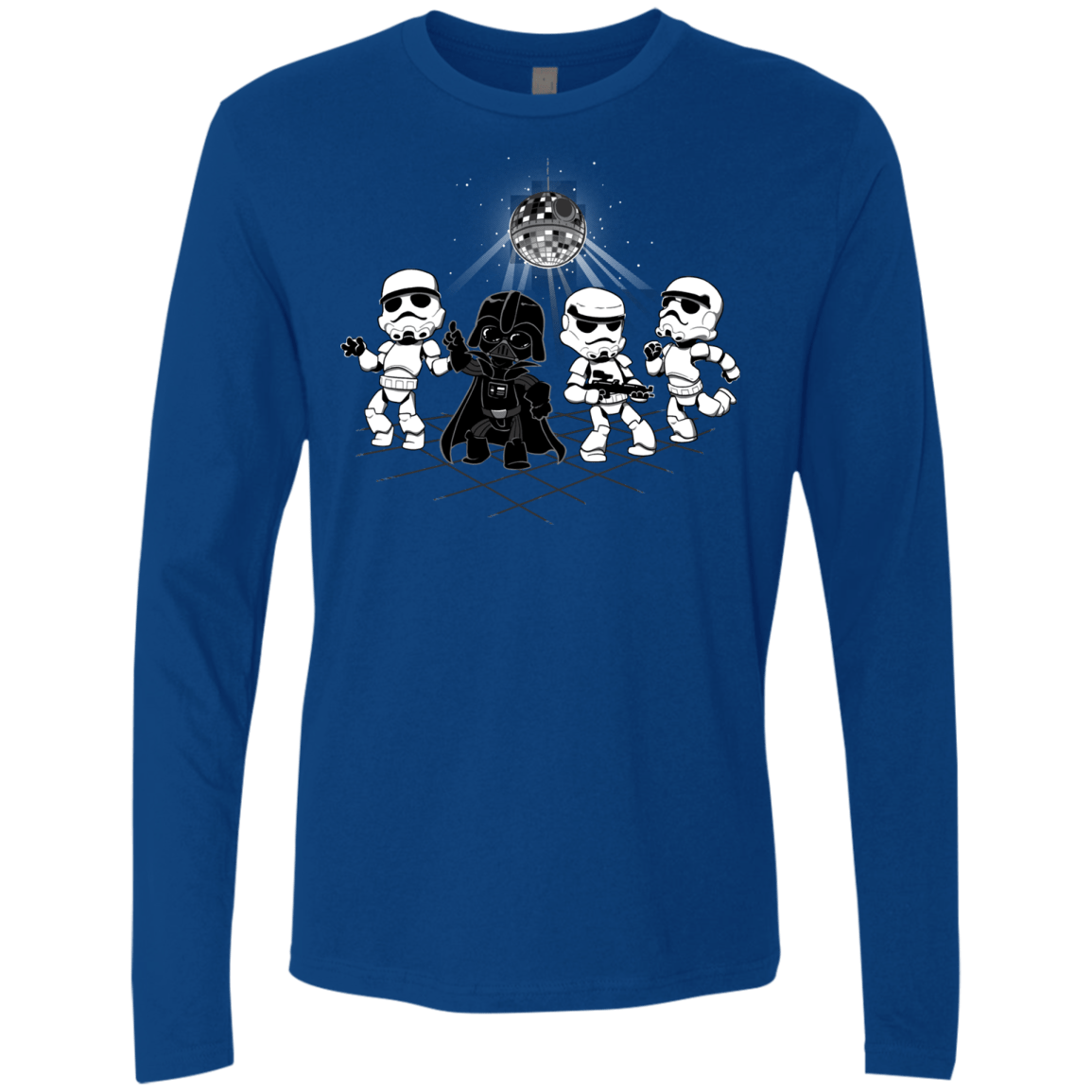 T-Shirts Royal / Small Disco Dark Side Men's Premium Long Sleeve
