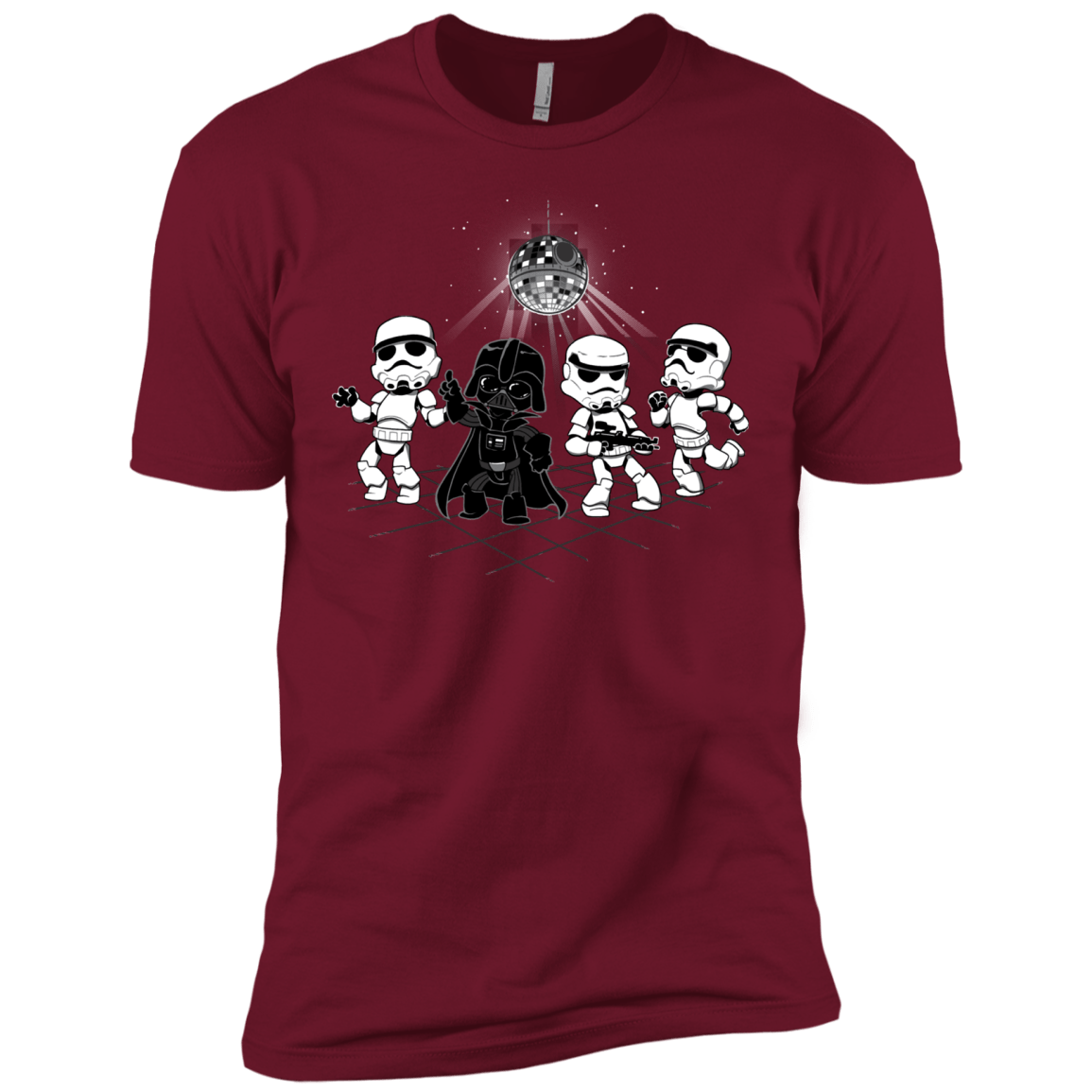 T-Shirts Cardinal / X-Small Disco Dark Side Men's Premium T-Shirt