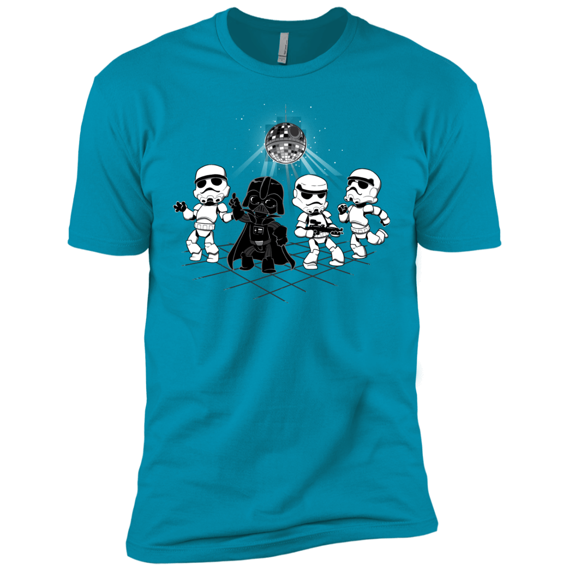 T-Shirts Turquoise / X-Small Disco Dark Side Men's Premium T-Shirt