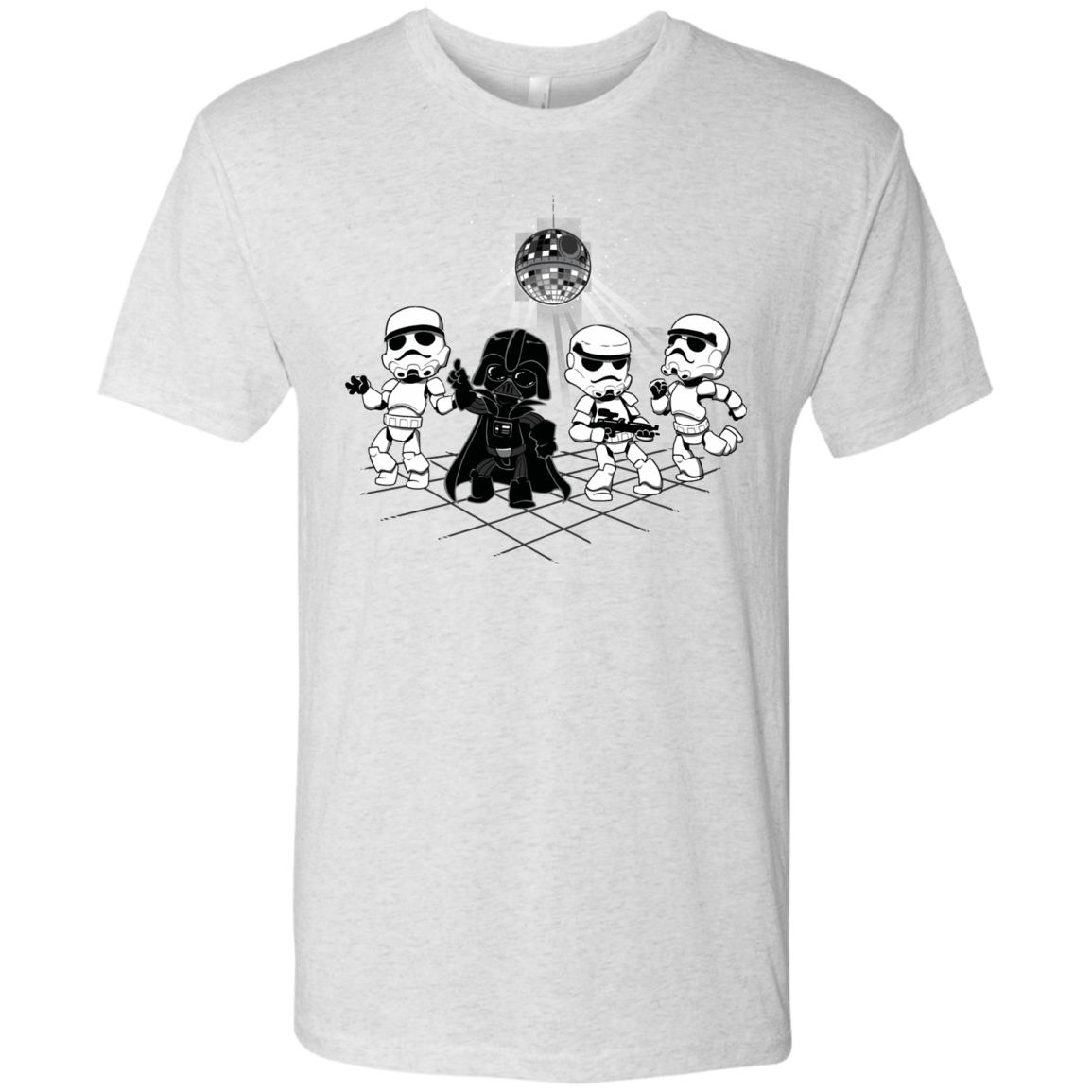 T-Shirts Heather White / Small Disco Dark Side Men's Triblend T-Shirt