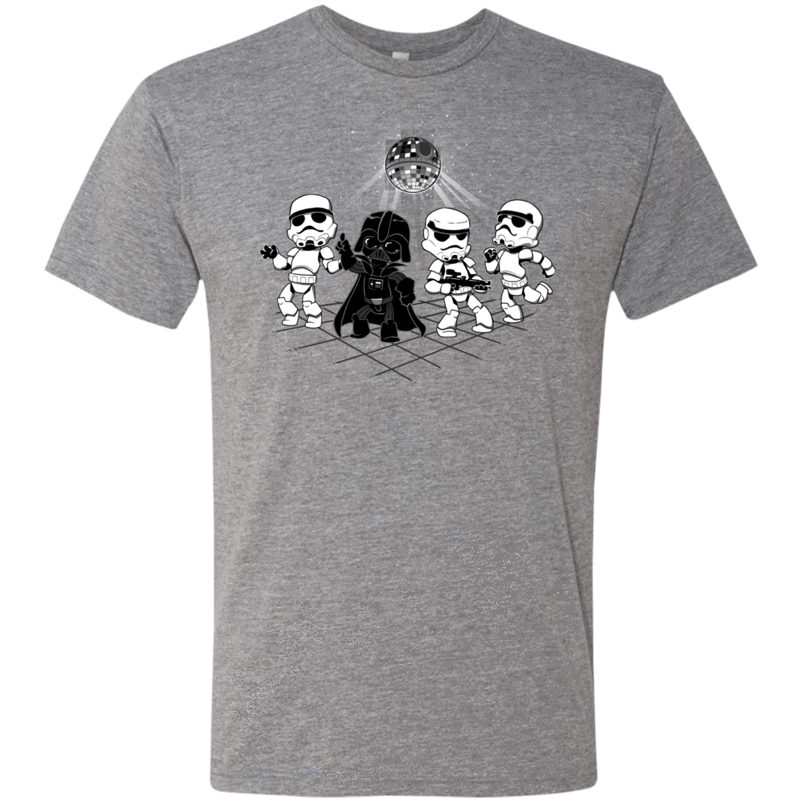 T-Shirts Premium Heather / Small Disco Dark Side Men's Triblend T-Shirt