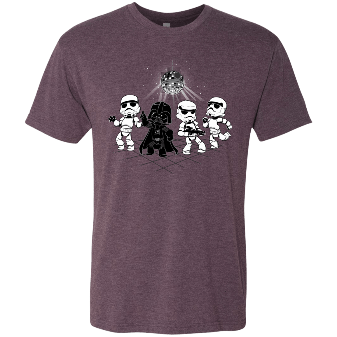 T-Shirts Vintage Purple / Small Disco Dark Side Men's Triblend T-Shirt