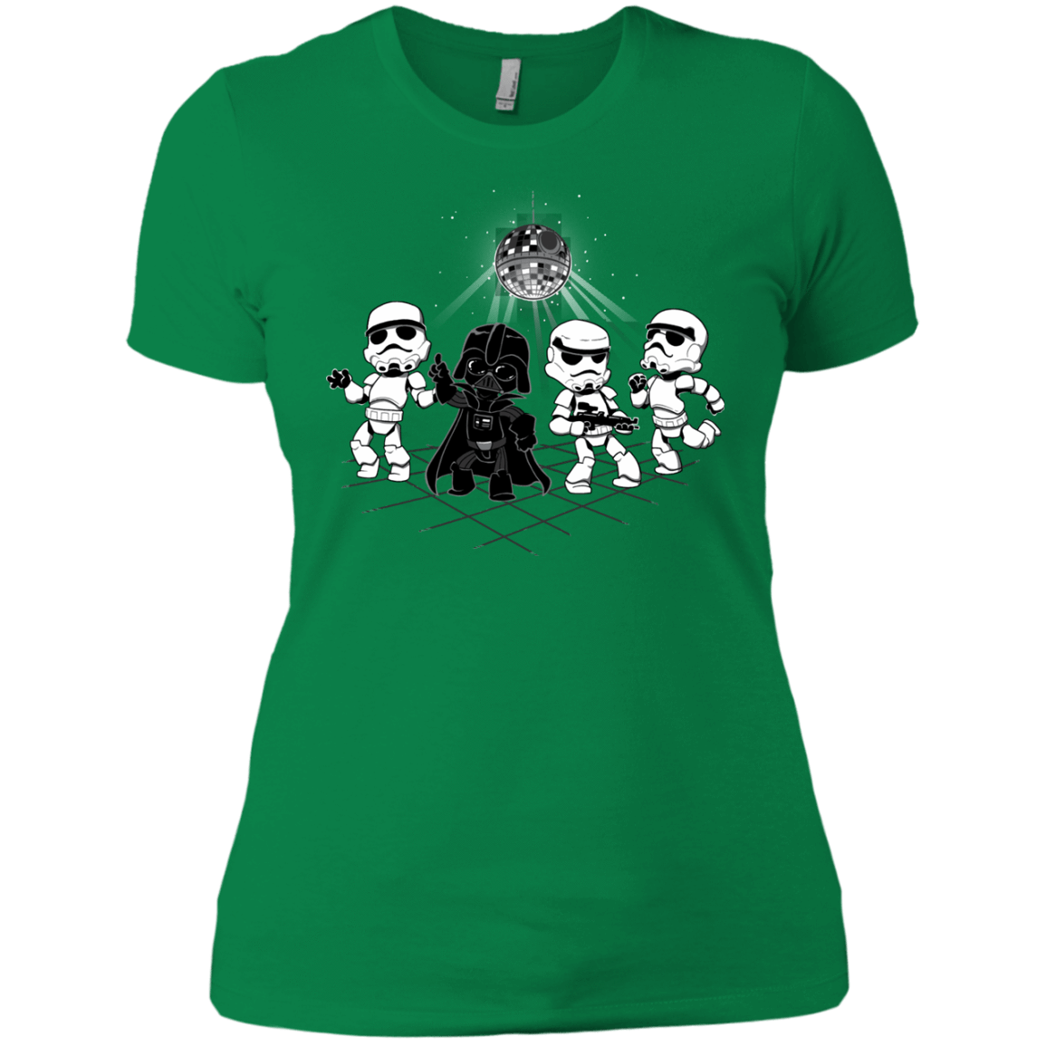 T-Shirts Kelly Green / X-Small Disco Dark Side Women's Premium T-Shirt