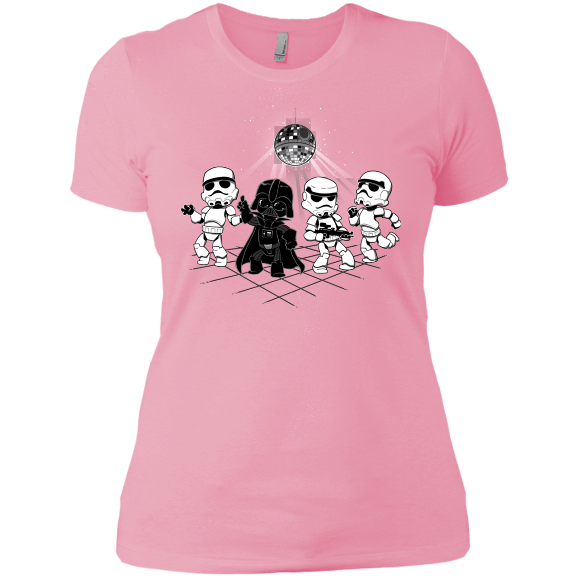 T-Shirts Light Pink / X-Small Disco Dark Side Women's Premium T-Shirt