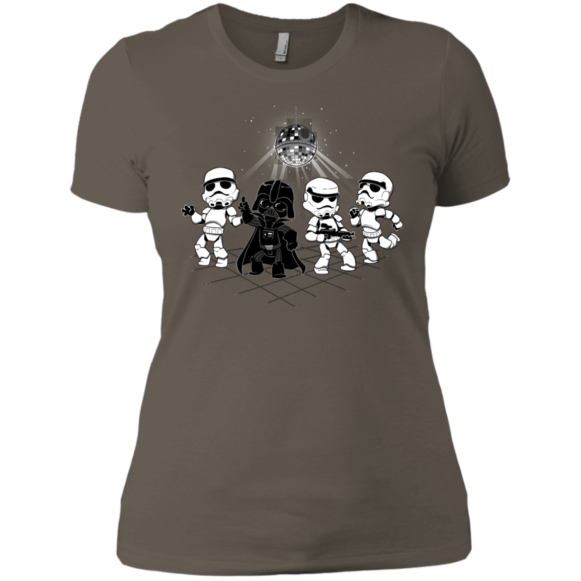 T-Shirts Warm Grey / X-Small Disco Dark Side Women's Premium T-Shirt