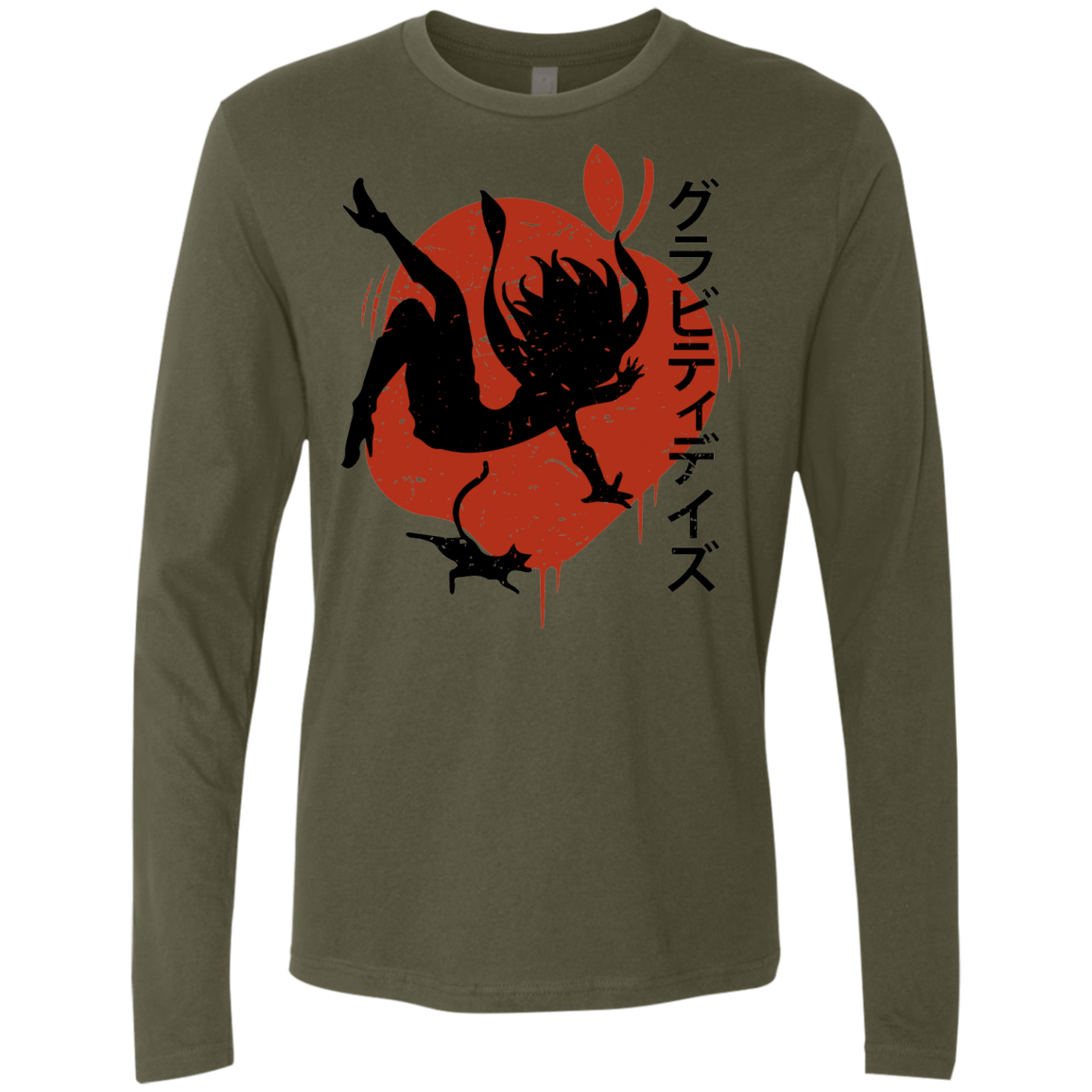 T-Shirts Military Green / Small Discover the Gravitation Men's Premium Long Sleeve