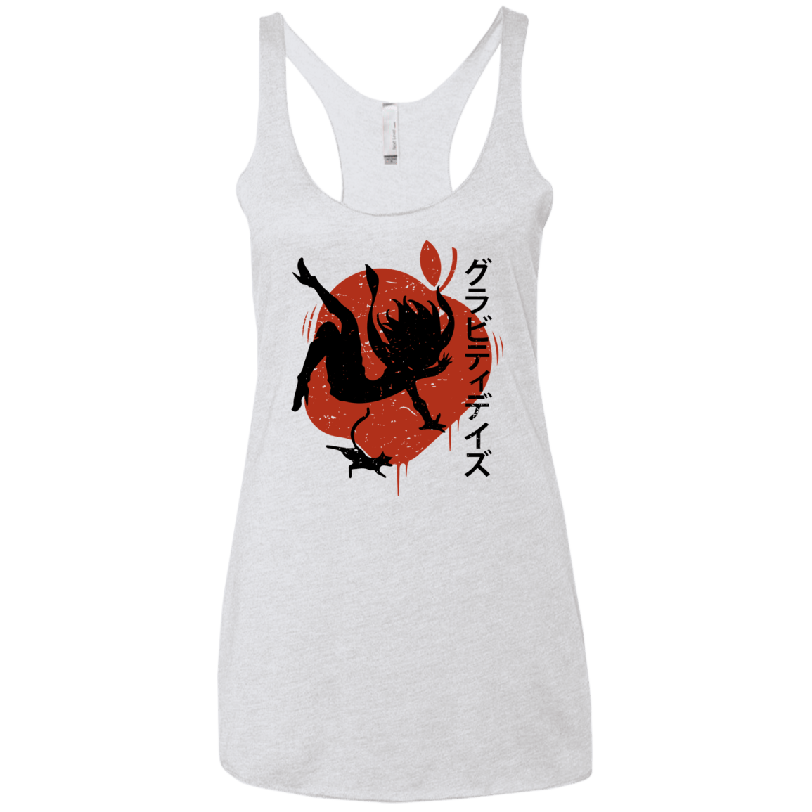 T-Shirts Heather White / X-Small Discover the Gravitation Women's Triblend Racerback Tank