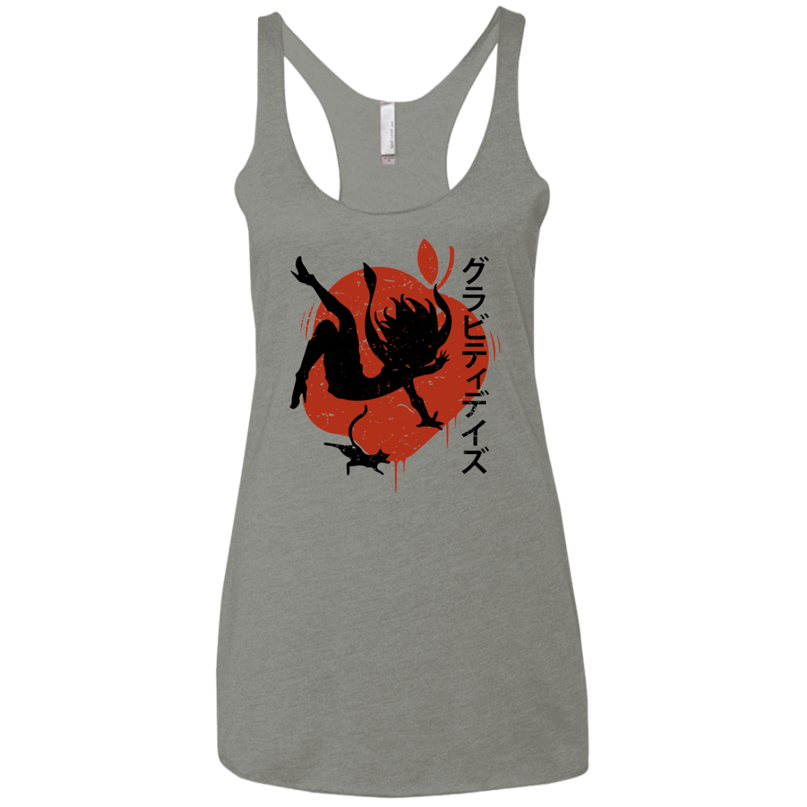 T-Shirts Venetian Grey / X-Small Discover the Gravitation Women's Triblend Racerback Tank