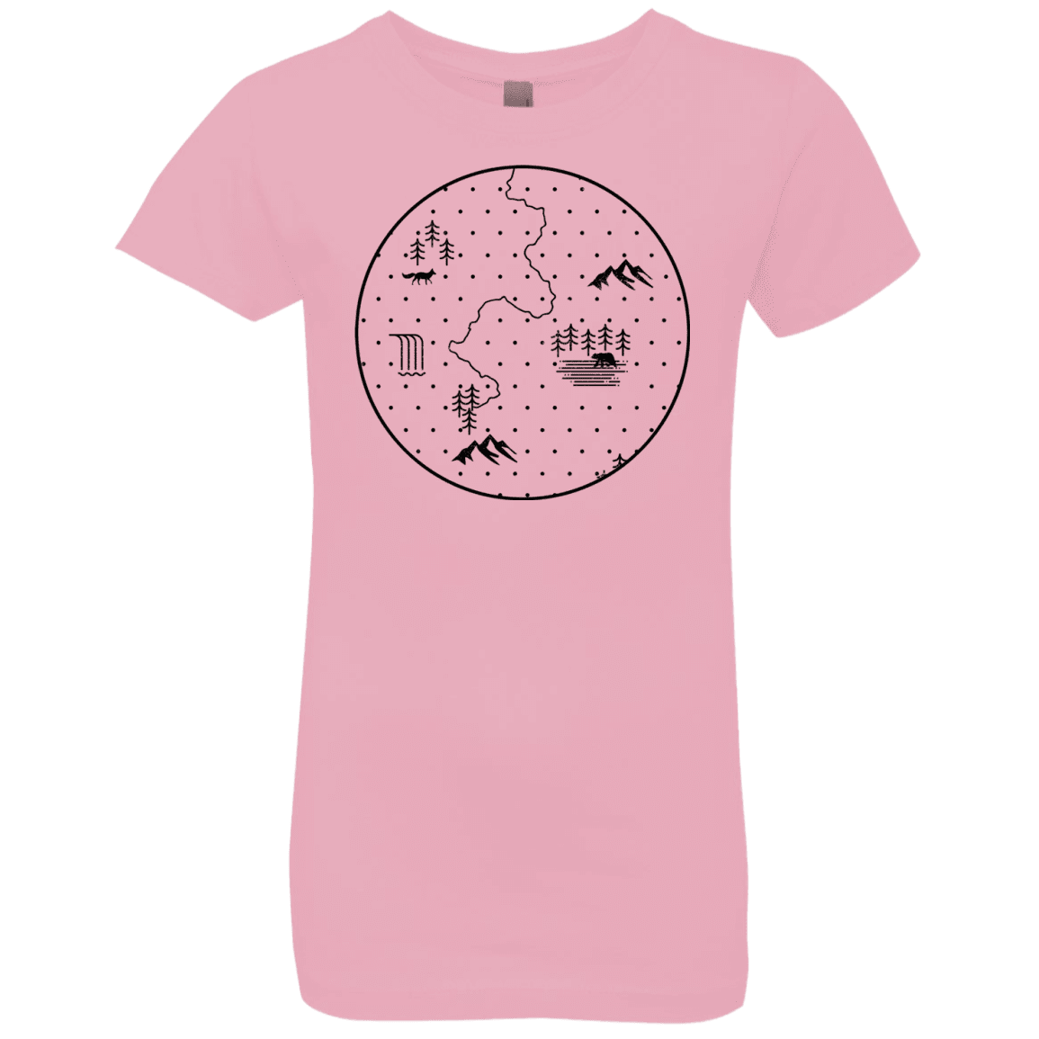 T-Shirts Light Pink / YXS Discovering Nature Girls Premium T-Shirt