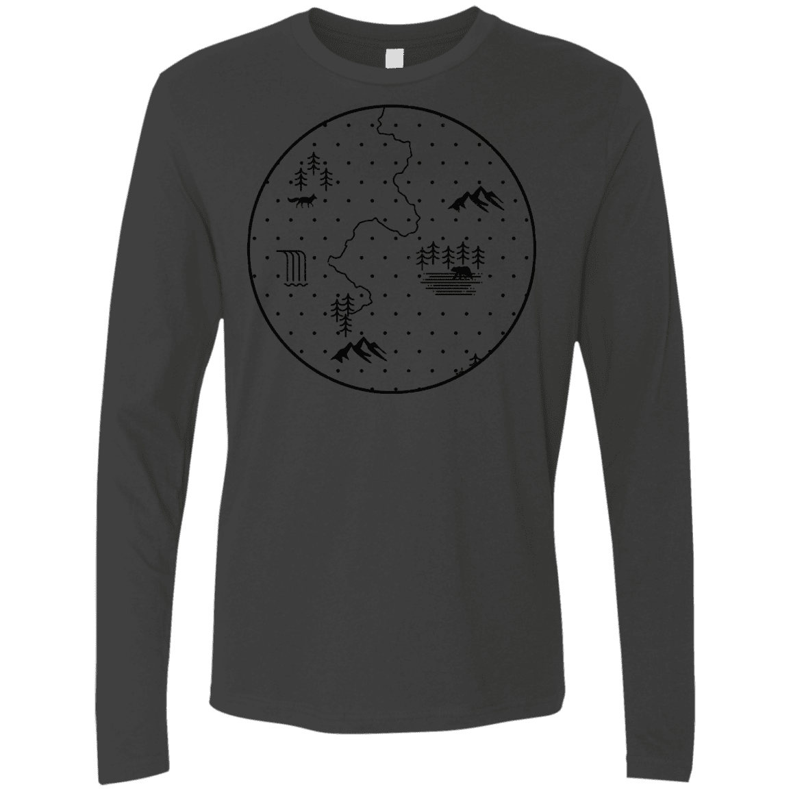 T-Shirts Heavy Metal / S Discovering Nature Men's Premium Long Sleeve