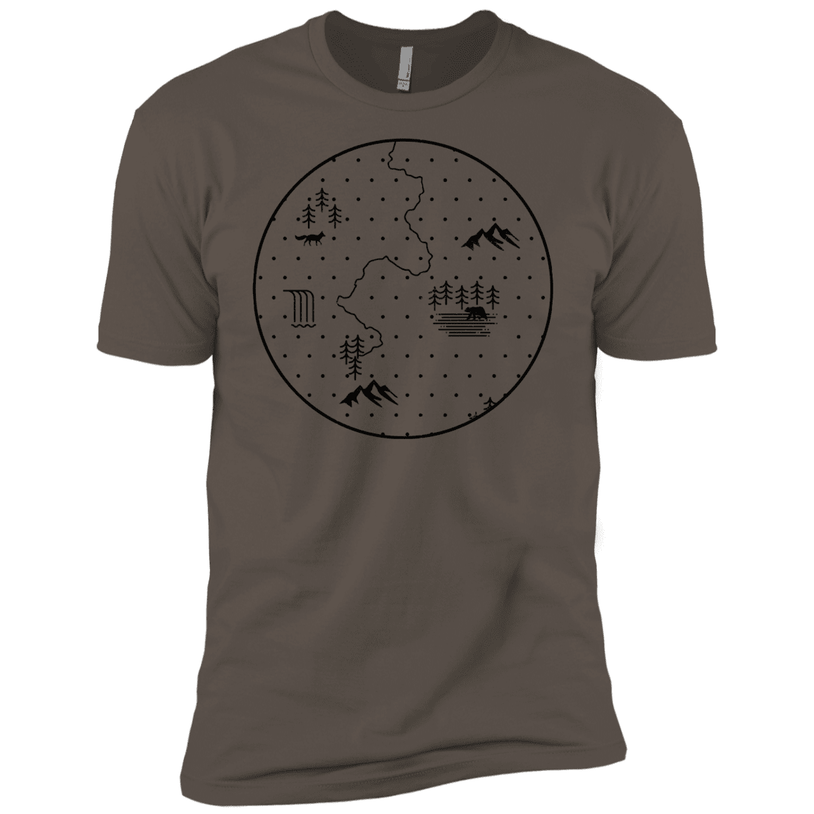 T-Shirts Warm Grey / X-Small Discovering Nature Men's Premium T-Shirt