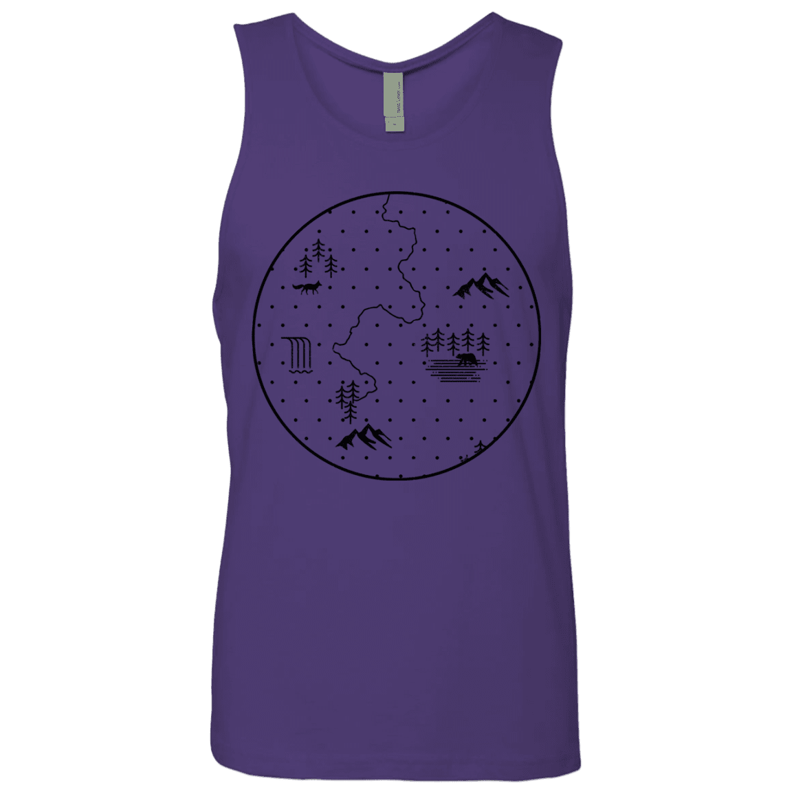 T-Shirts Discovering Nature Men's Premium Tank Top