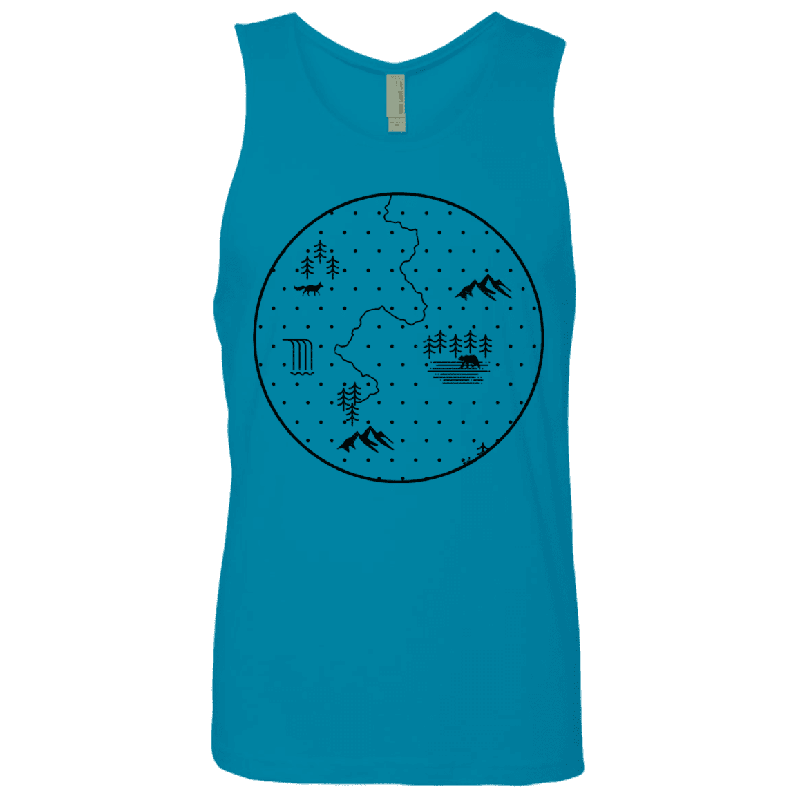 T-Shirts Discovering Nature Men's Premium Tank Top