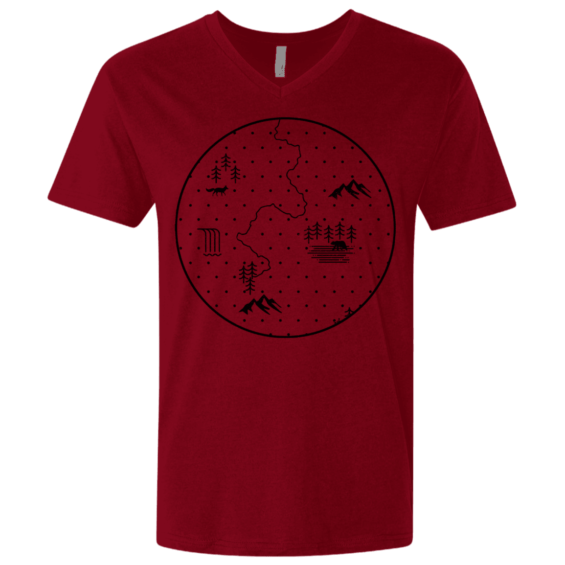 T-Shirts Discovering Nature Men's Premium V-Neck
