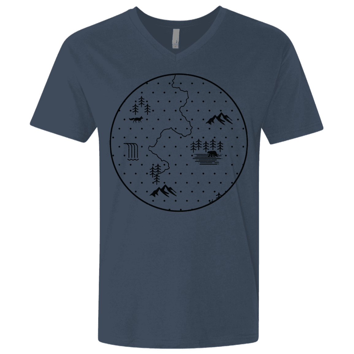 T-Shirts Discovering Nature Men's Premium V-Neck
