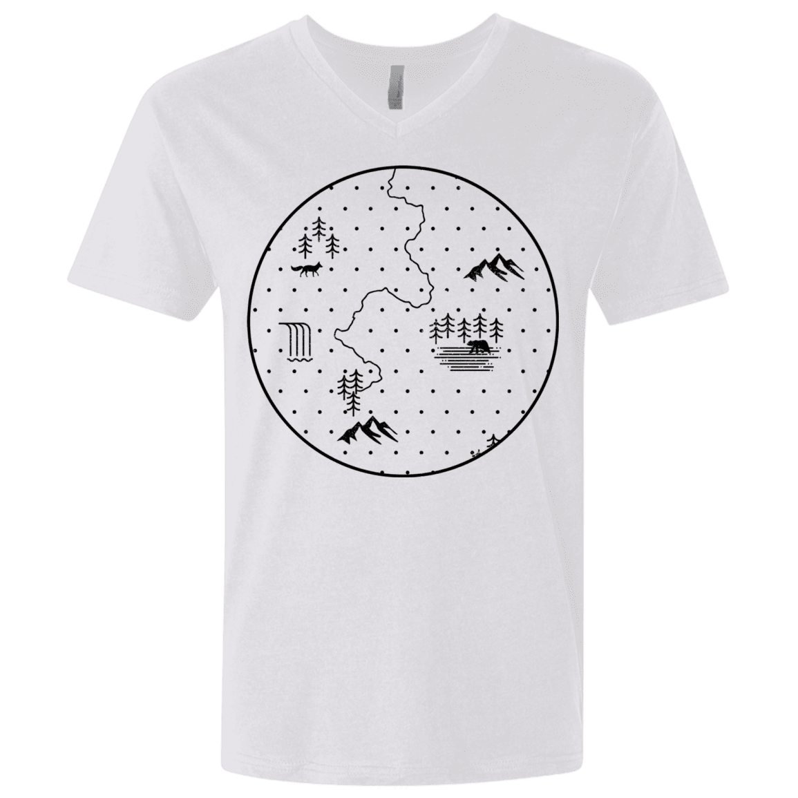 T-Shirts Discovering Nature Men's Premium V-Neck