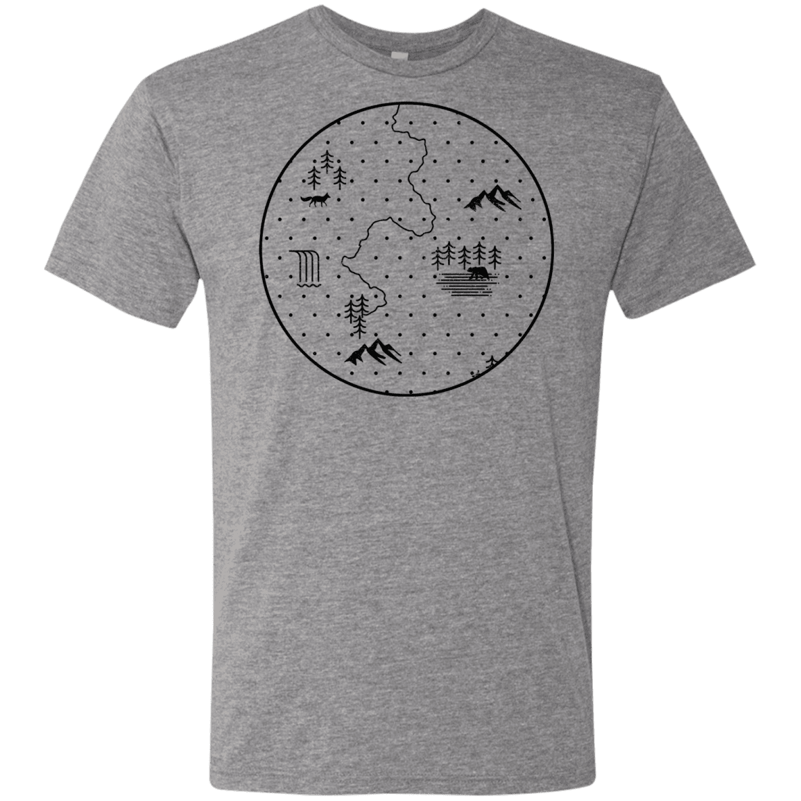 T-Shirts Premium Heather / S Discovering Nature Men's Triblend T-Shirt