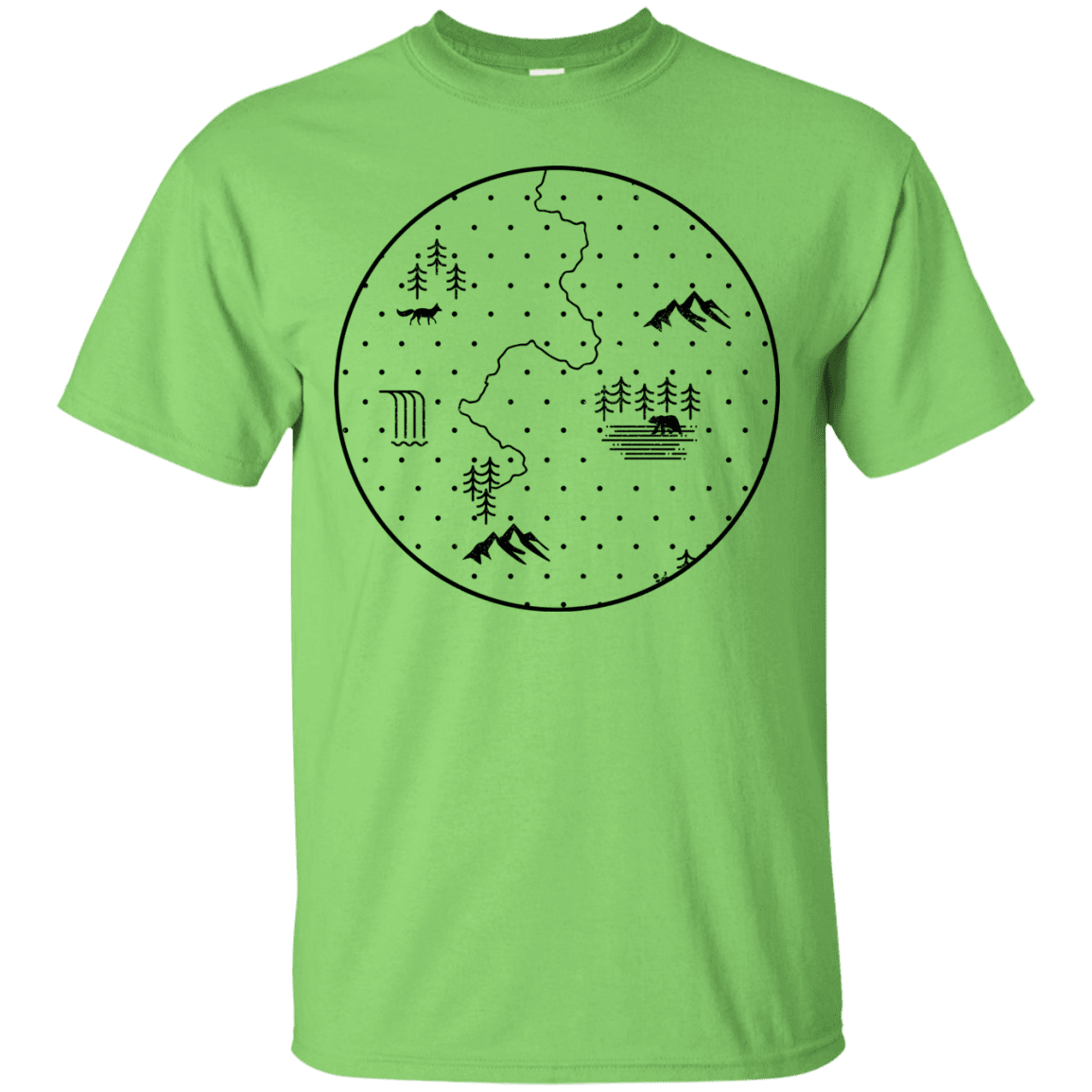 T-Shirts Lime / S Discovering Nature T-Shirt