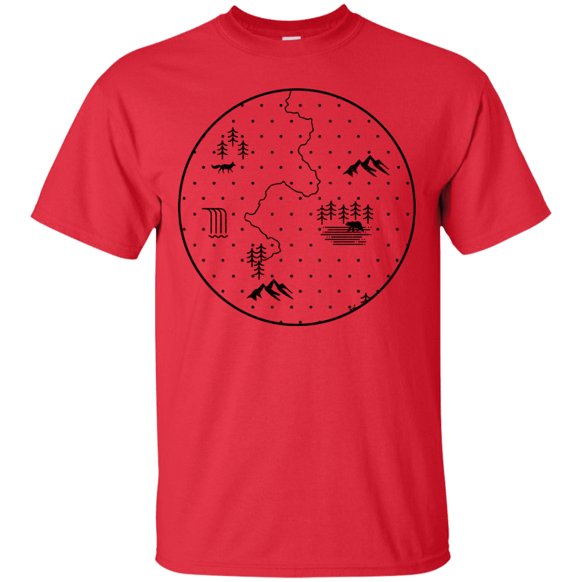 T-Shirts Red / S Discovering Nature T-Shirt