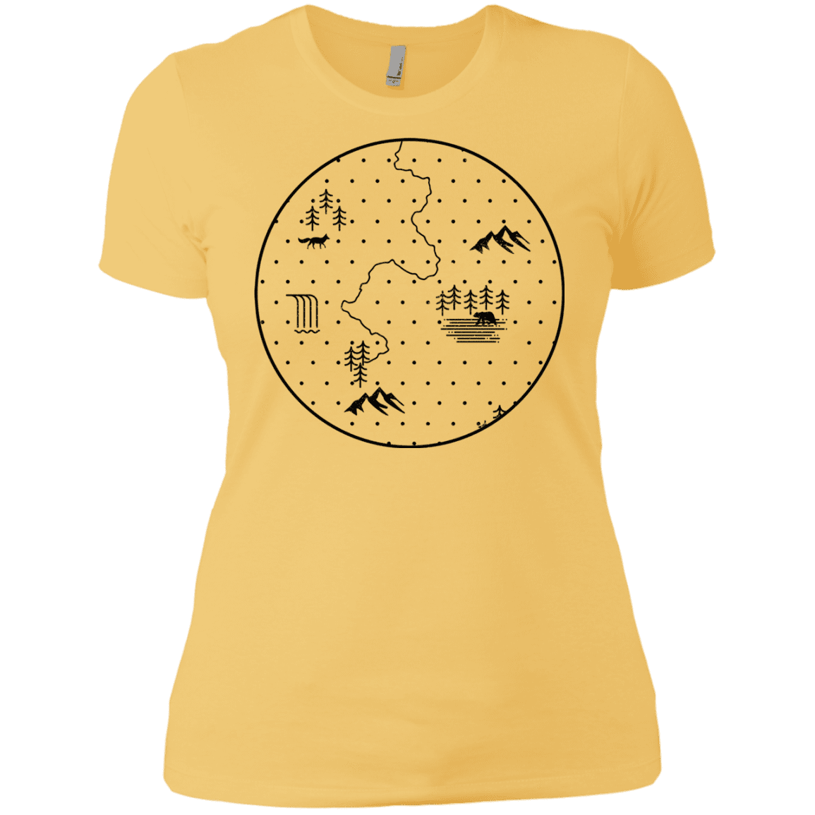 T-Shirts Banana Cream/ / X-Small Discovering Nature Women's Premium T-Shirt