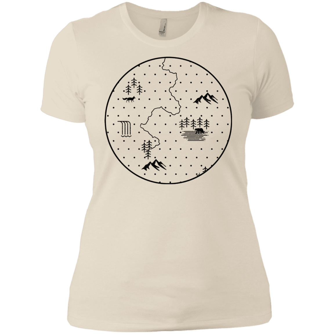 T-Shirts Ivory/ / X-Small Discovering Nature Women's Premium T-Shirt