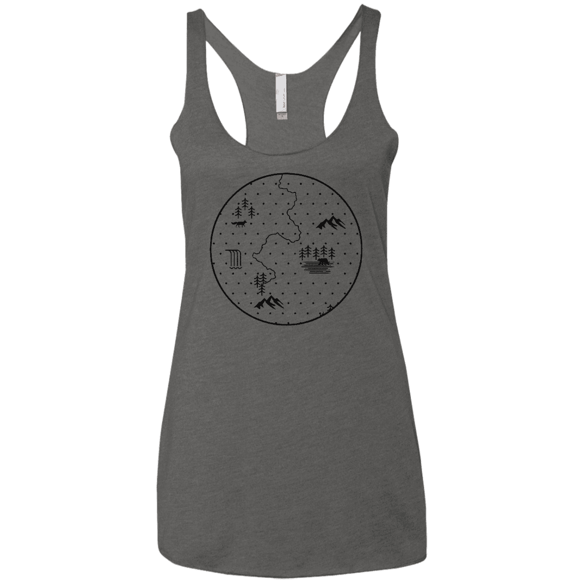 T-Shirts Premium Heather / X-Small Discovering Nature Women's Triblend Racerback Tank