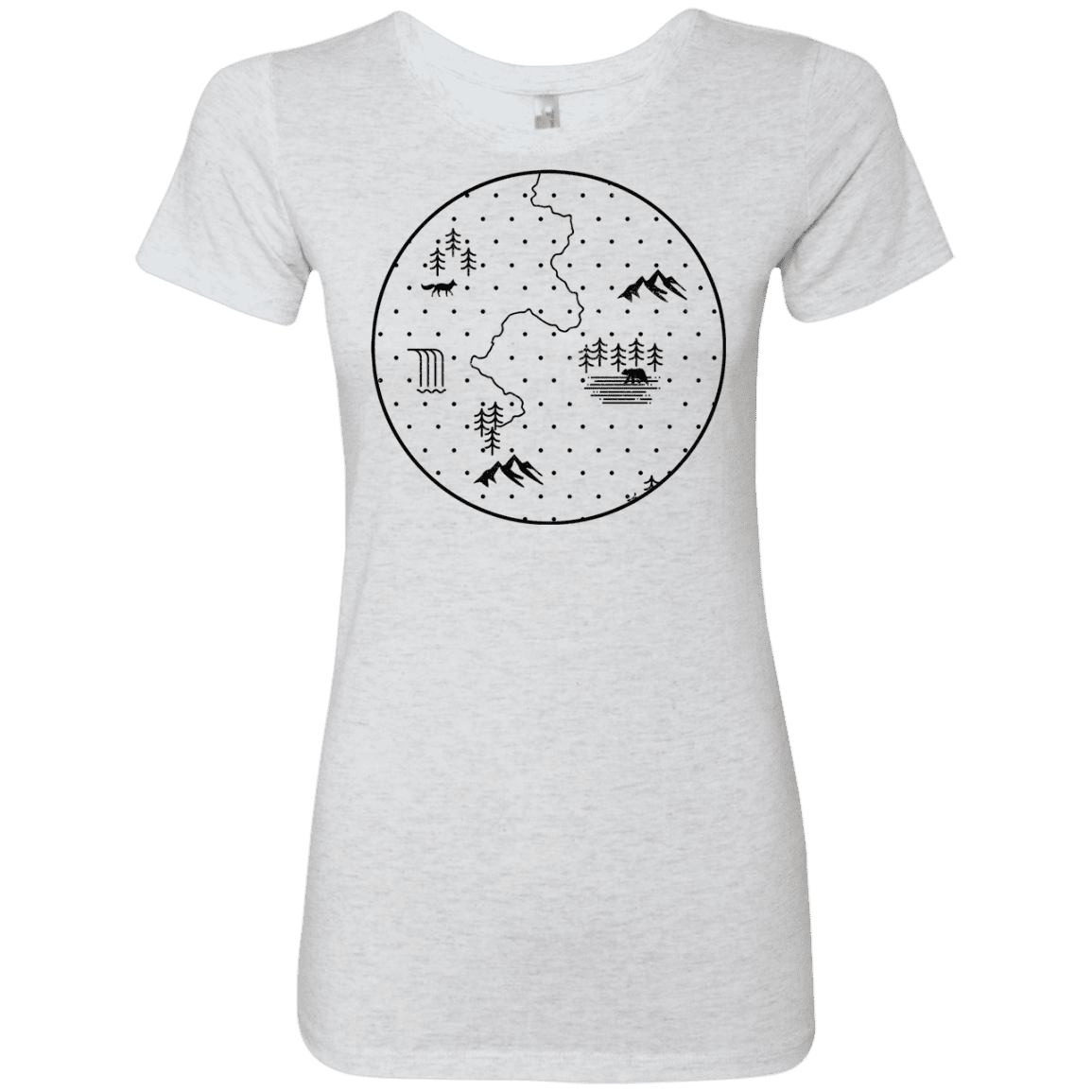 T-Shirts Heather White / S Discovering Nature Women's Triblend T-Shirt