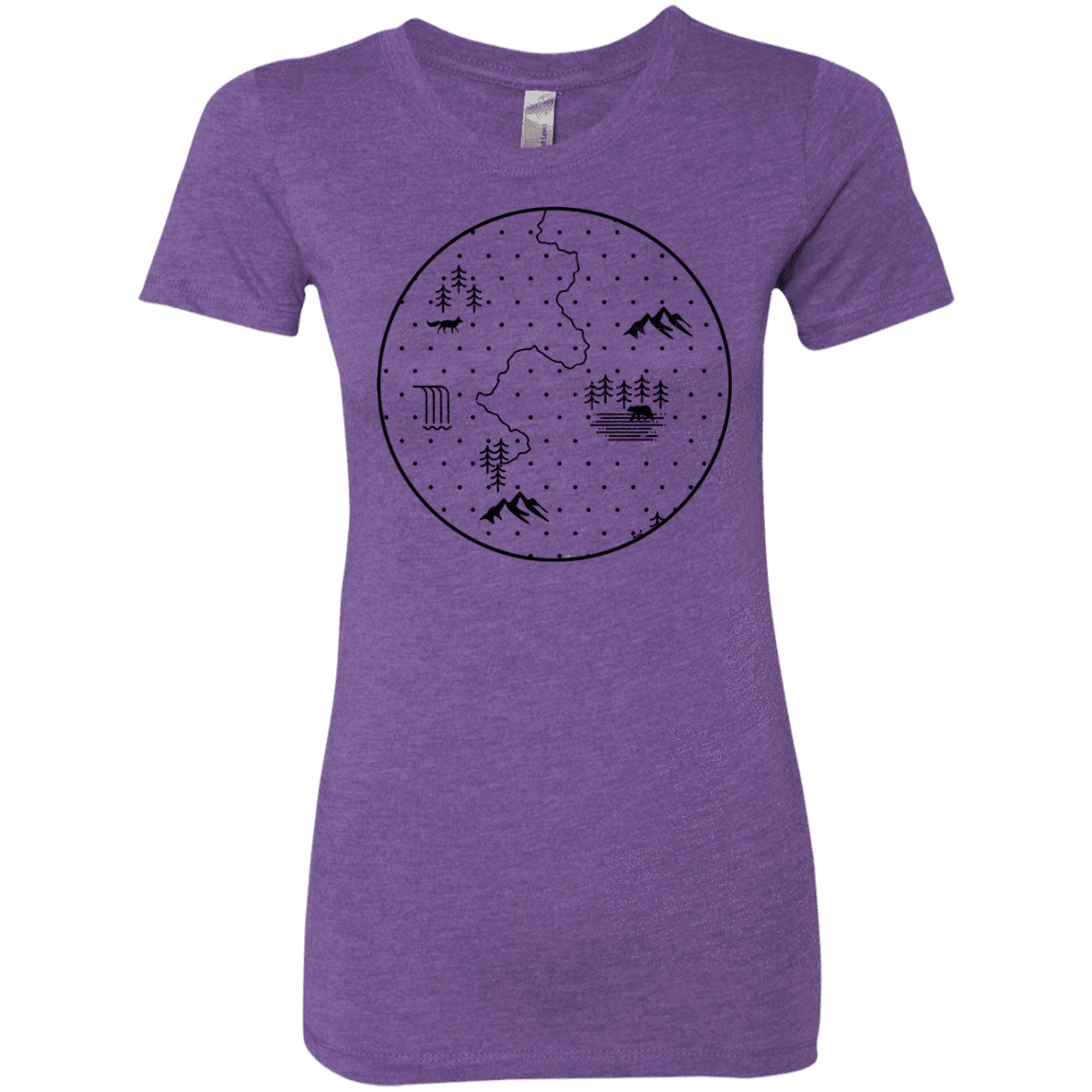 T-Shirts Purple Rush / S Discovering Nature Women's Triblend T-Shirt
