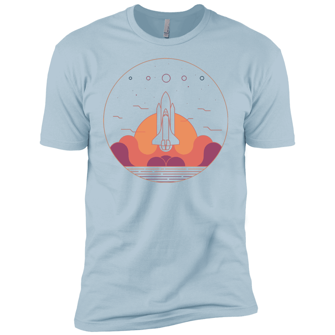 T-Shirts Light Blue / YXS Discovery Star Boys Premium T-Shirt
