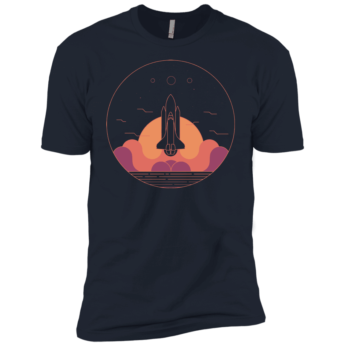 T-Shirts Midnight Navy / YXS Discovery Star Boys Premium T-Shirt