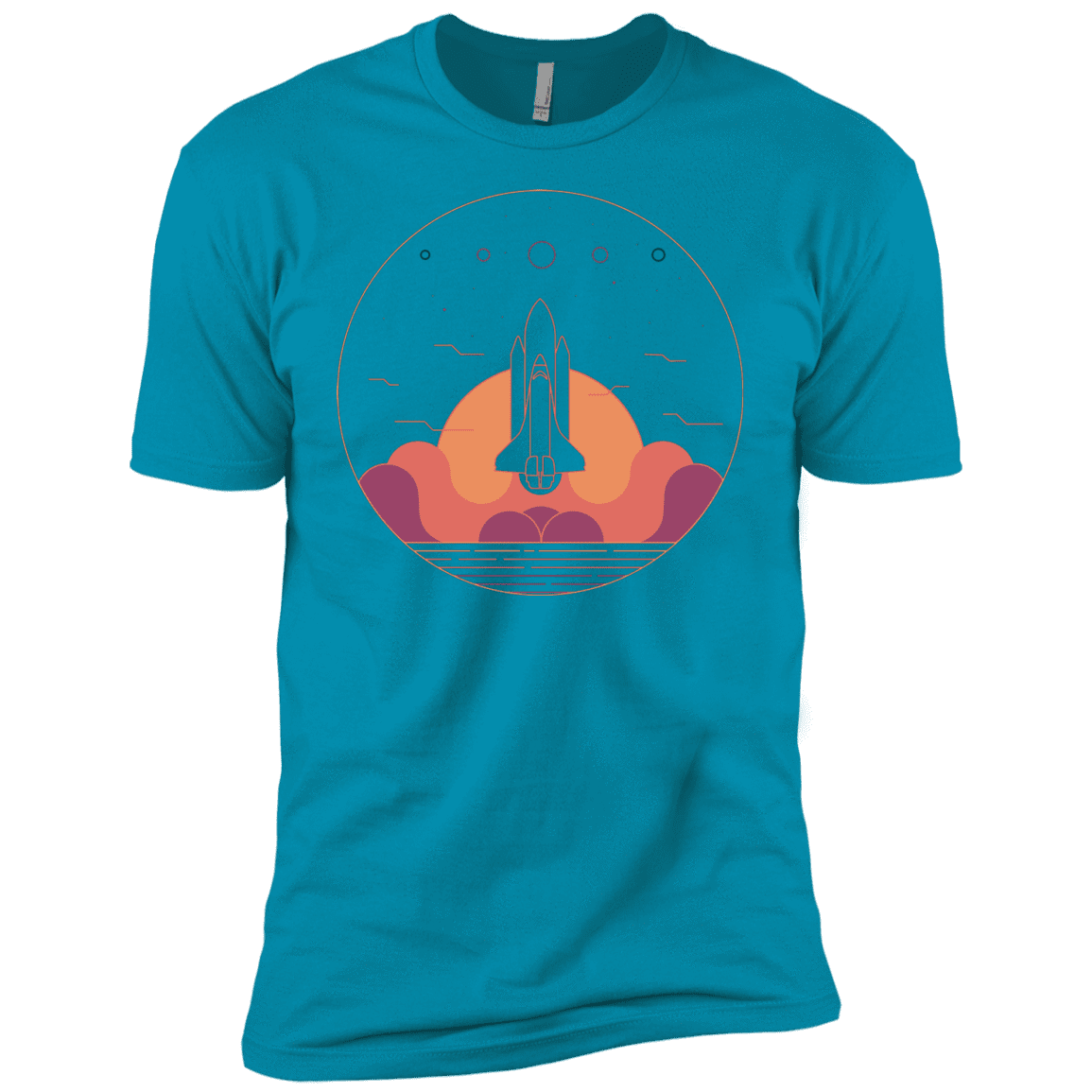 T-Shirts Turquoise / YXS Discovery Star Boys Premium T-Shirt